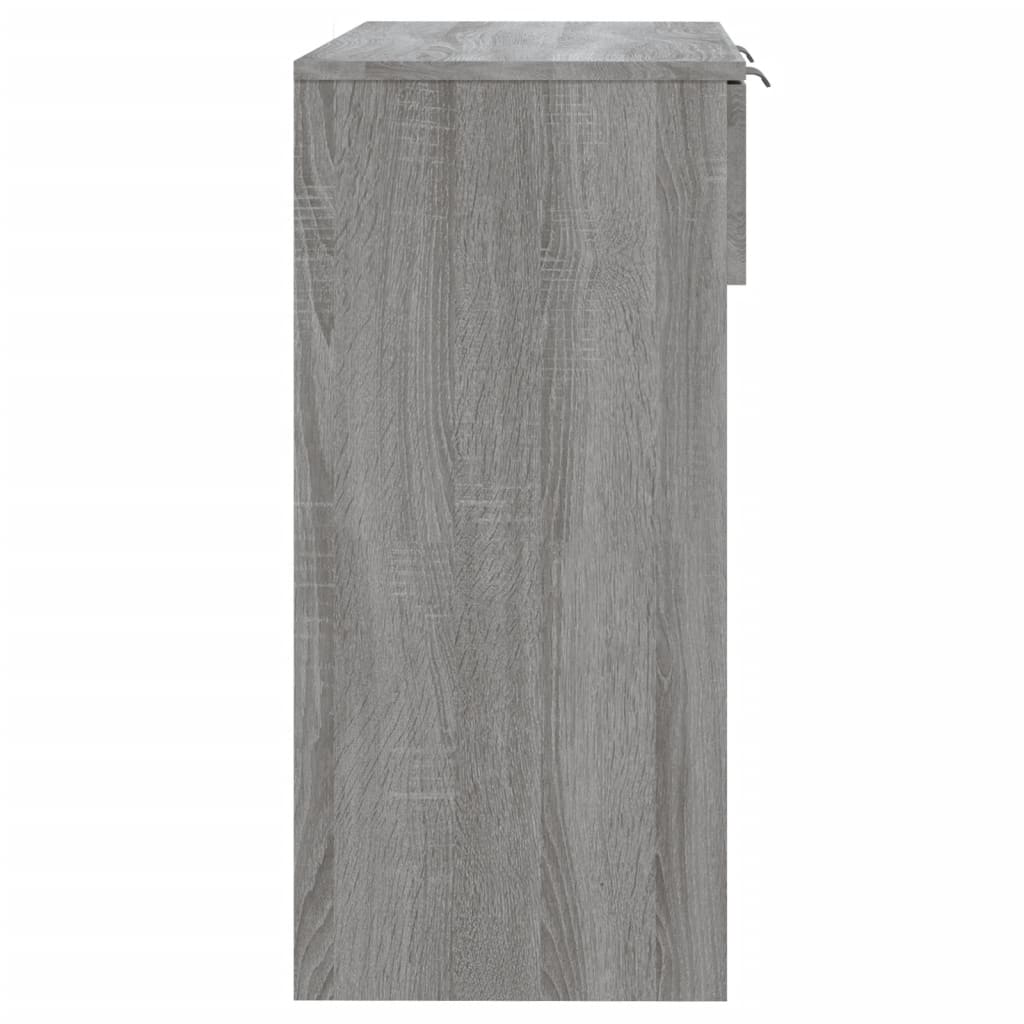 sofabord 90x36x75 cm konstrueret træ grå sonoma-eg