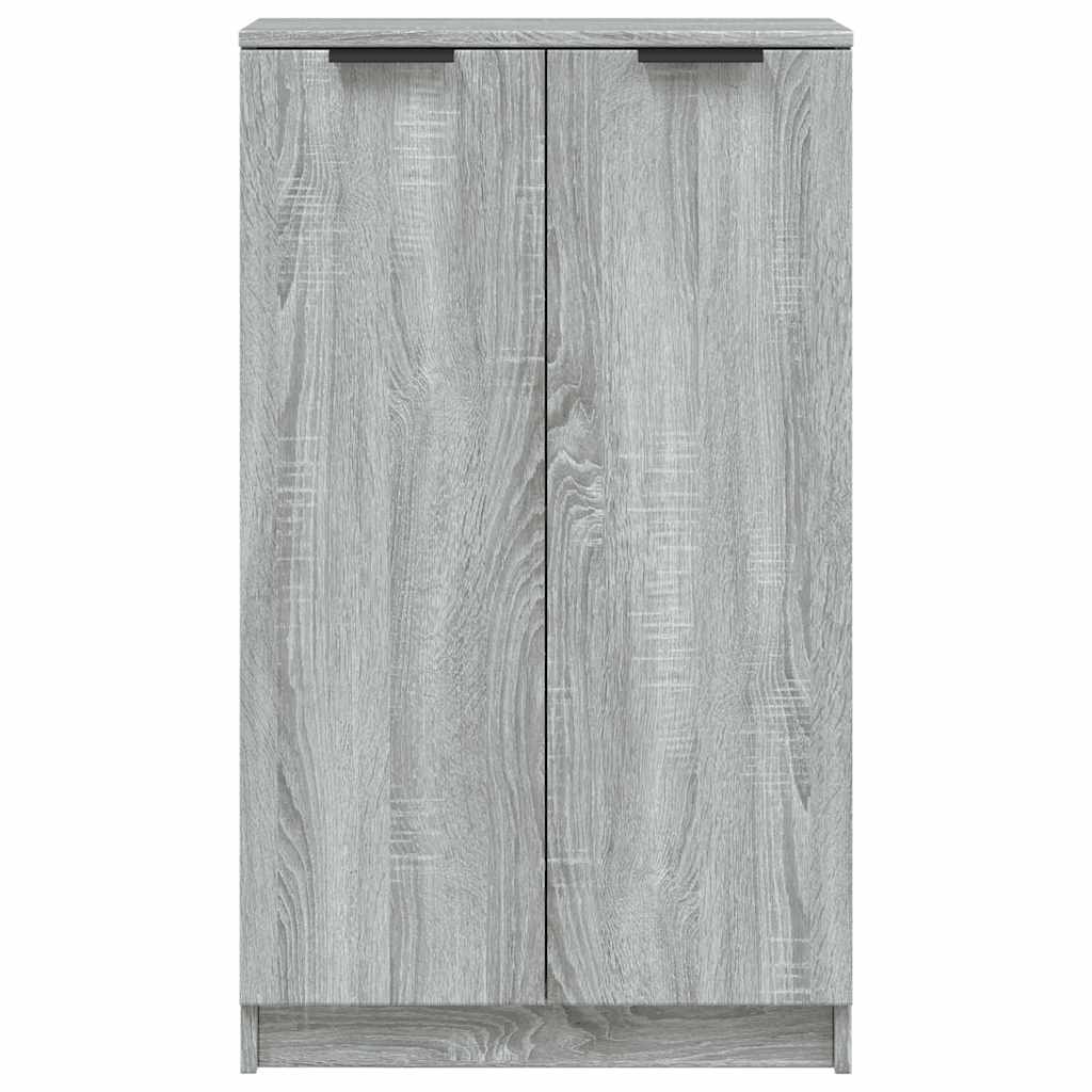 skoskab 59x35x100 cm konstrueret træ grå sonoma-eg
