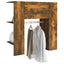 entrémøbel 97,5x37x99 cm konstrueret træ røget sonoma-eg