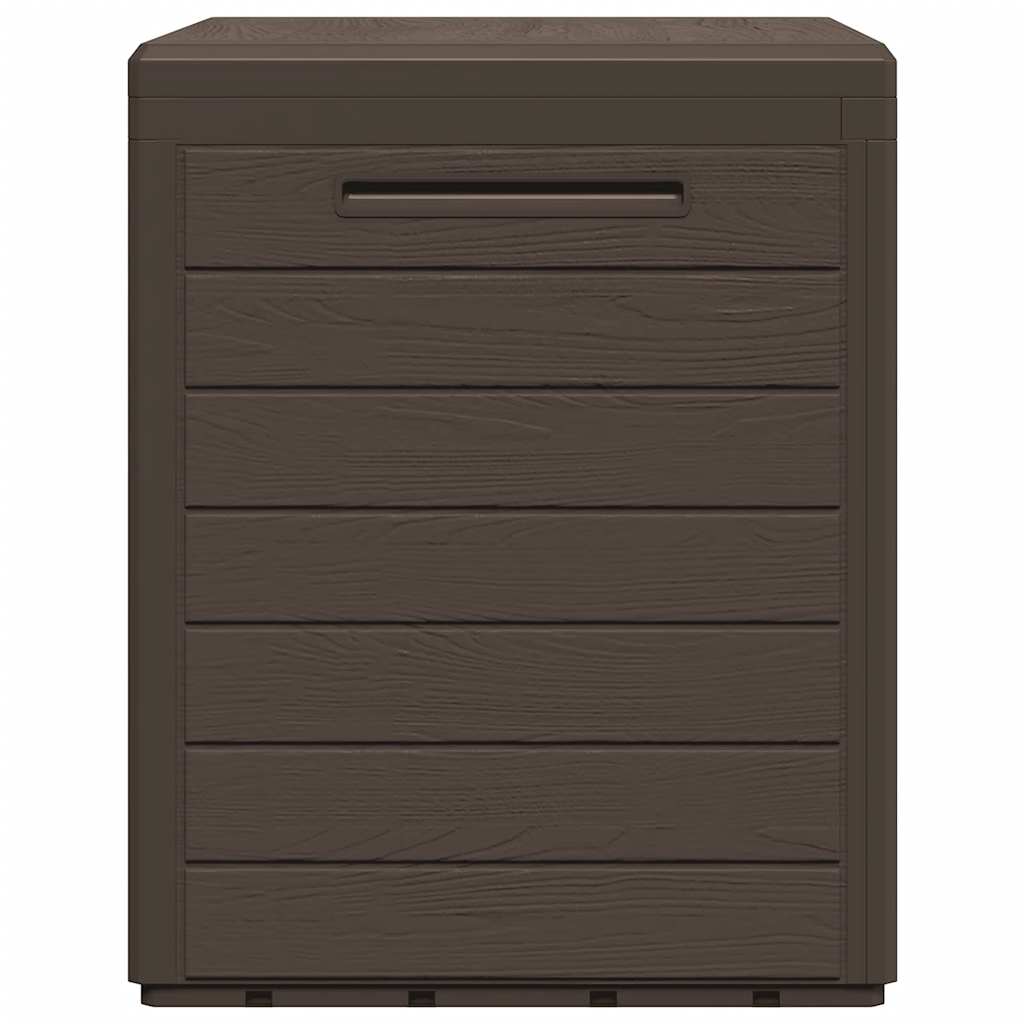 opbevaringskasse til haven 58,5x46x55 cm polypropylen brun