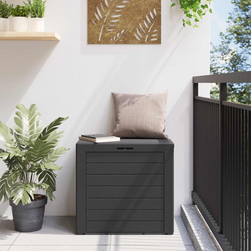 opbevaringskasse til haven 58,5x46x55 cm polypropylen antracit