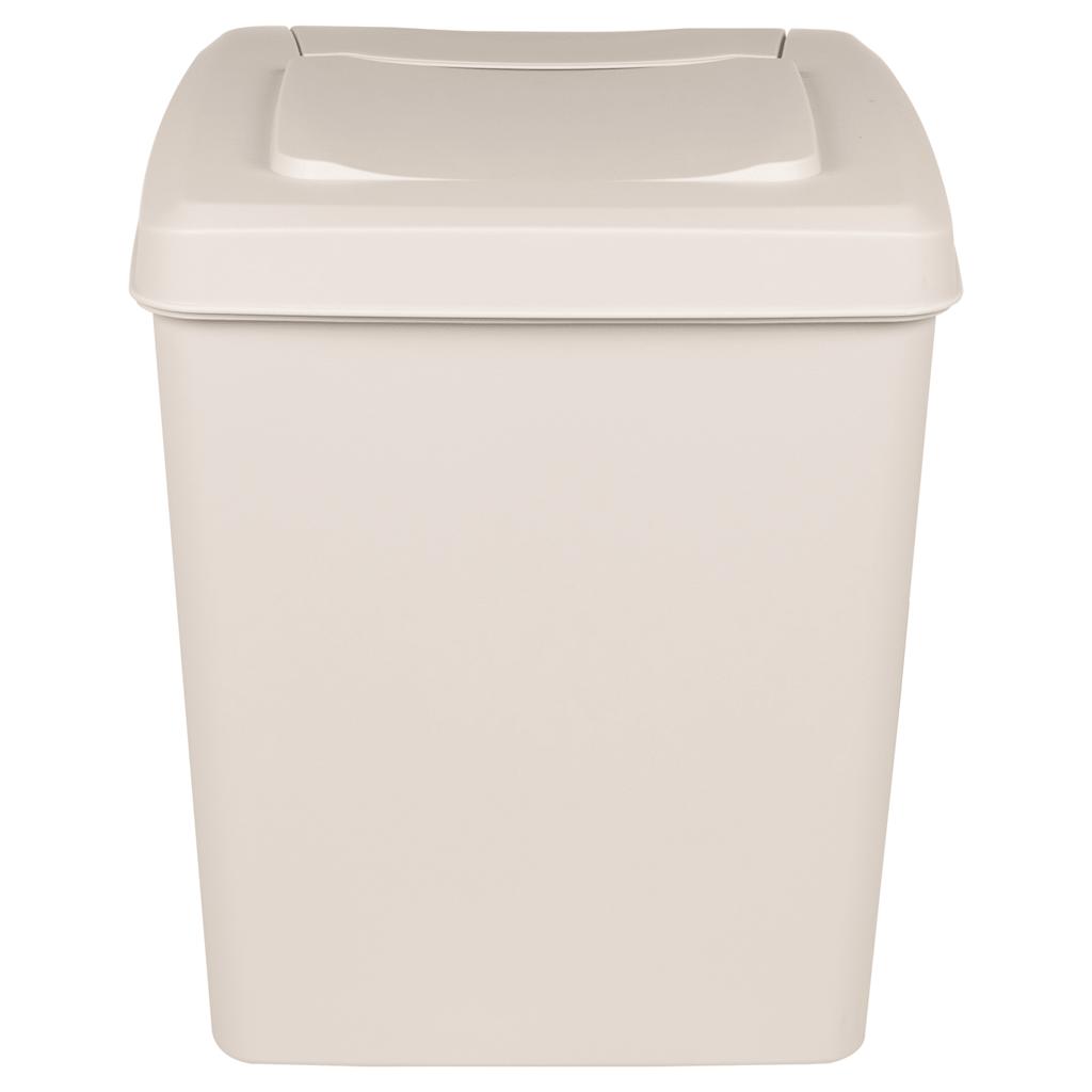 stabelbare affaldsspande 3 stk. 75 l polypropylen hvid