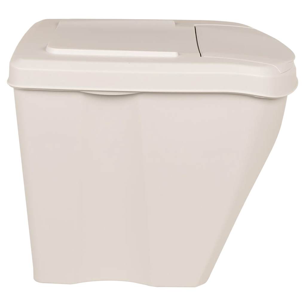 stabelbare affaldsspande 3 stk. 75 l polypropylen hvid