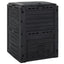 kompostbeholder 280 l polypropylen sort