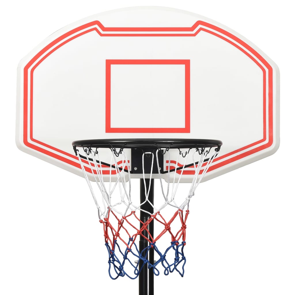 basketballstativ 282-352 cm polyethylen hvid