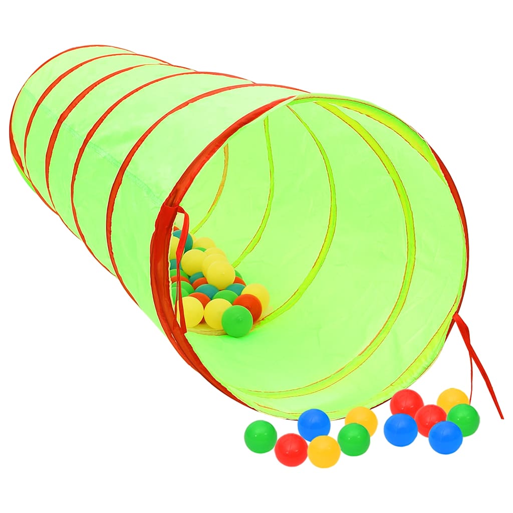 legetunnel til børn 175 cm polyester grøn