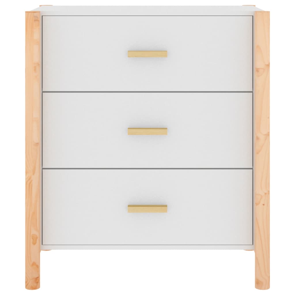 skænk 62x38x70 cm konstrueret træ hvid