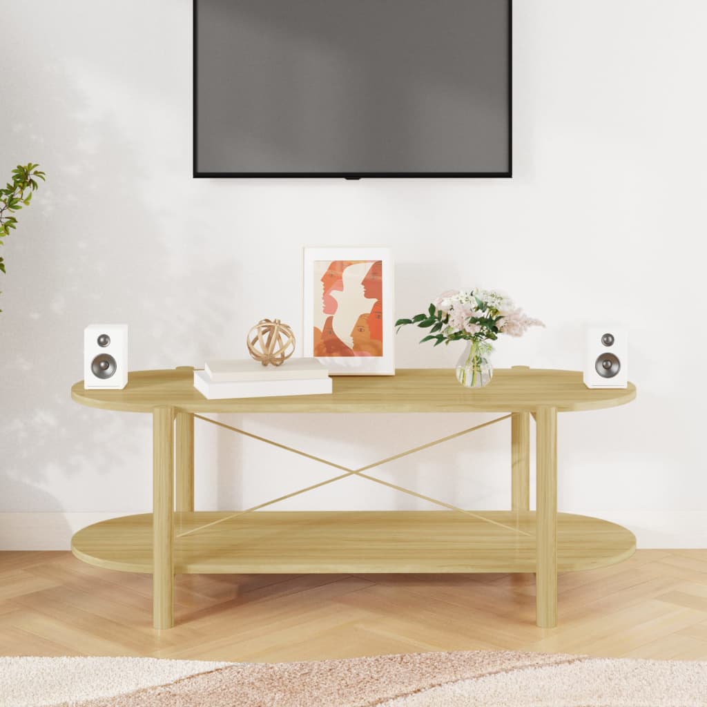 sofabord 110x48x40 cm konstrueret træ