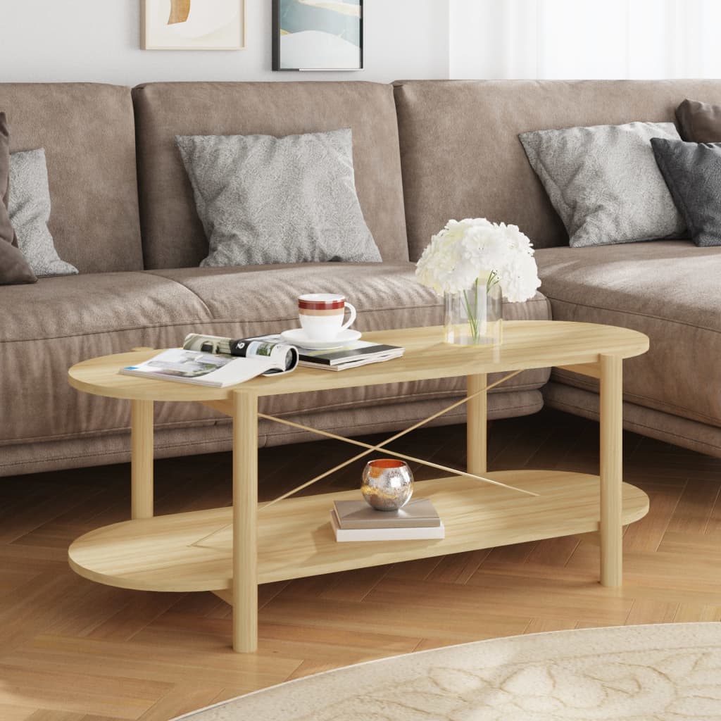 sofabord 110x48x40 cm konstrueret træ
