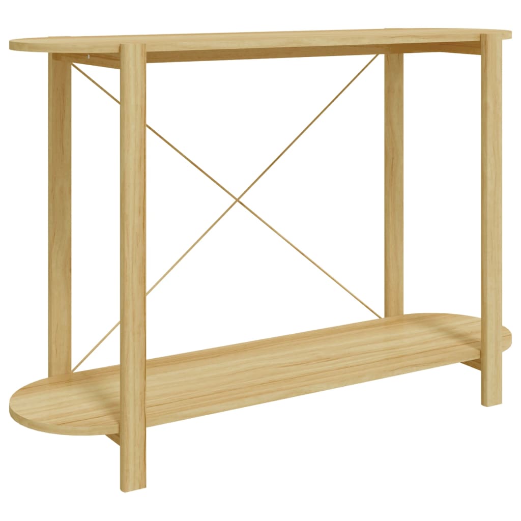 konsolbord 110x38x75 cm konstrueret træ
