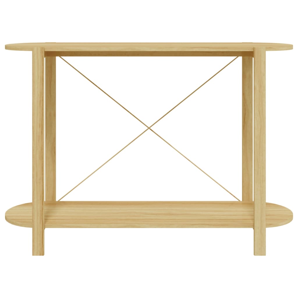 konsolbord 110x38x75 cm konstrueret træ