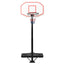 basketballstativ 258-363 cm polyethylen hvid