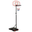 basketballstativ 216-250 cm polyethylen hvid