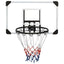 bagplade til basketkurv 71x45x2,5 cm polycarbonat transparent