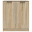 skænke 2 stk. 60x30x70 cm konstrueret træ sonoma-eg