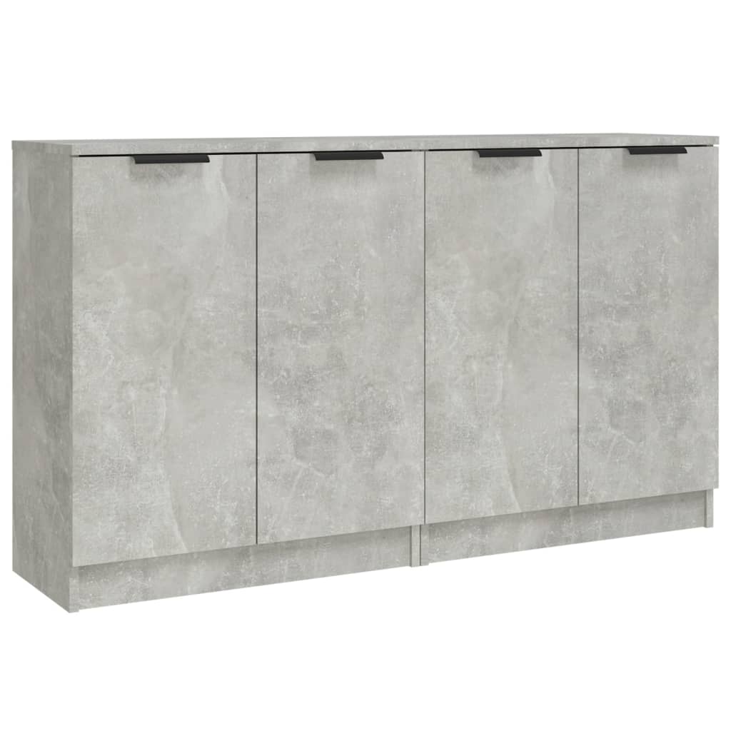 skænke 2 stk. 60x30x70 cm konstrueret træ betongrå