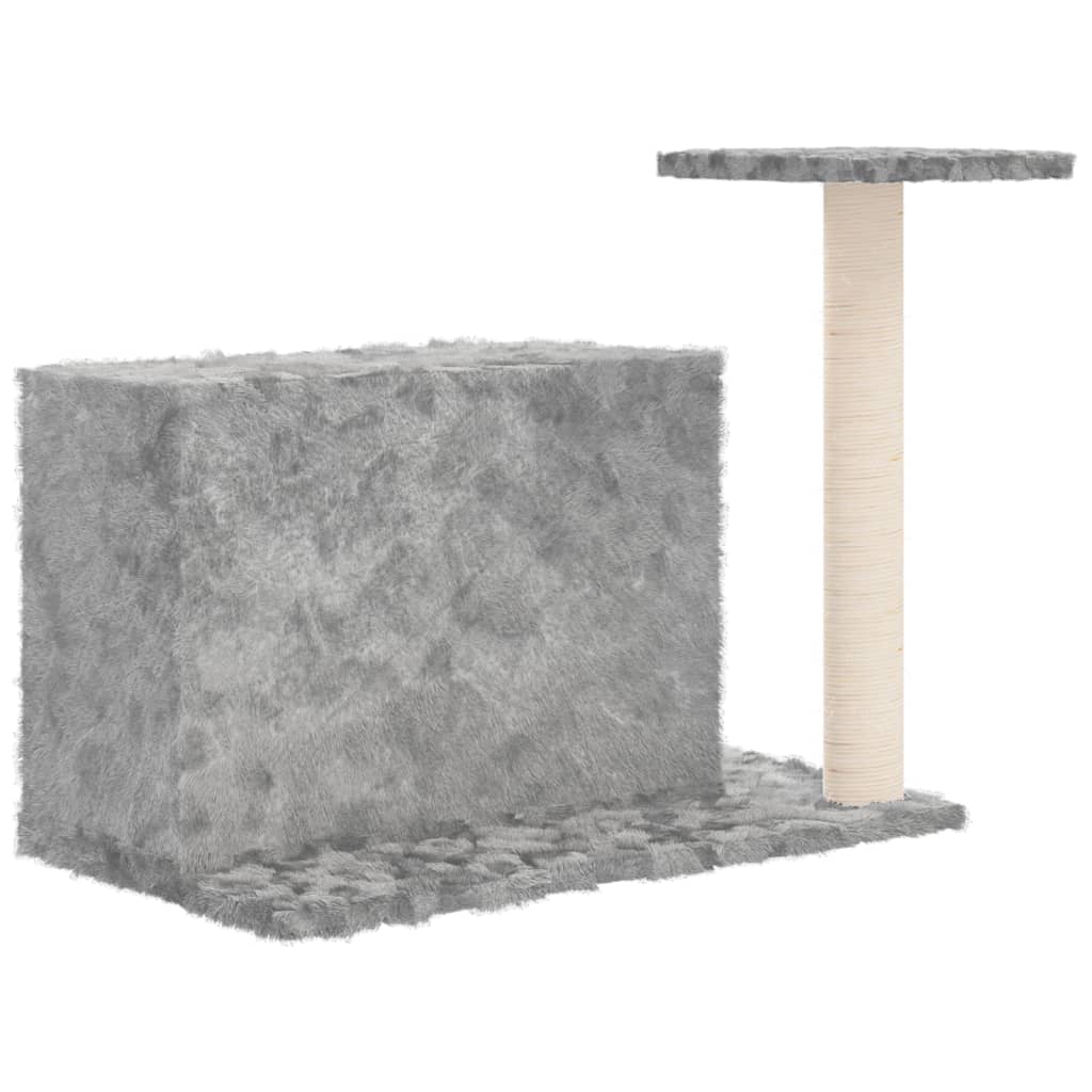 kradsetræ med sisalstolpe 51 cm lysegrå