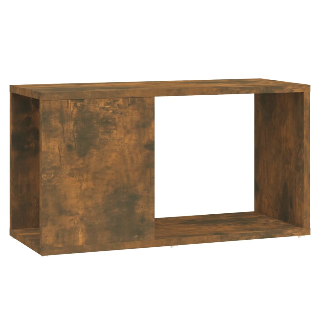 tv-bord 60x24x32 cm konstrueret træ røget egetræsfarve