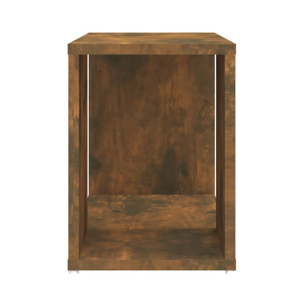 tv-bord 60x24x32 cm konstrueret træ røget egetræsfarve