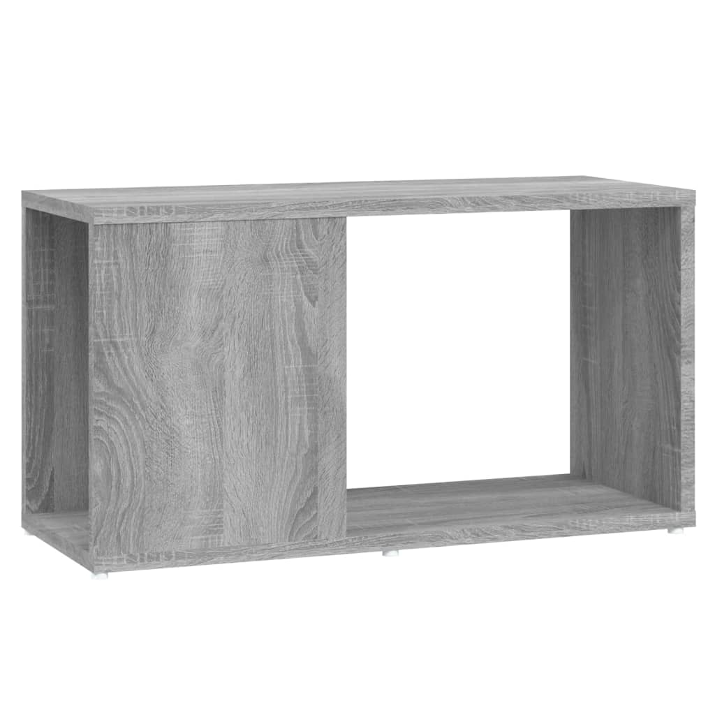 tv-bord 60x24x32 cm konstrueret træ grå sonoma-eg