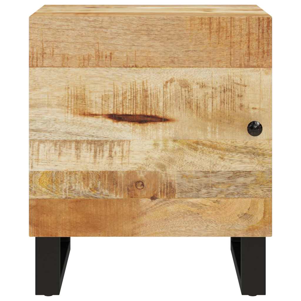 sengebord 40x33x46 cm massivt mangotræ