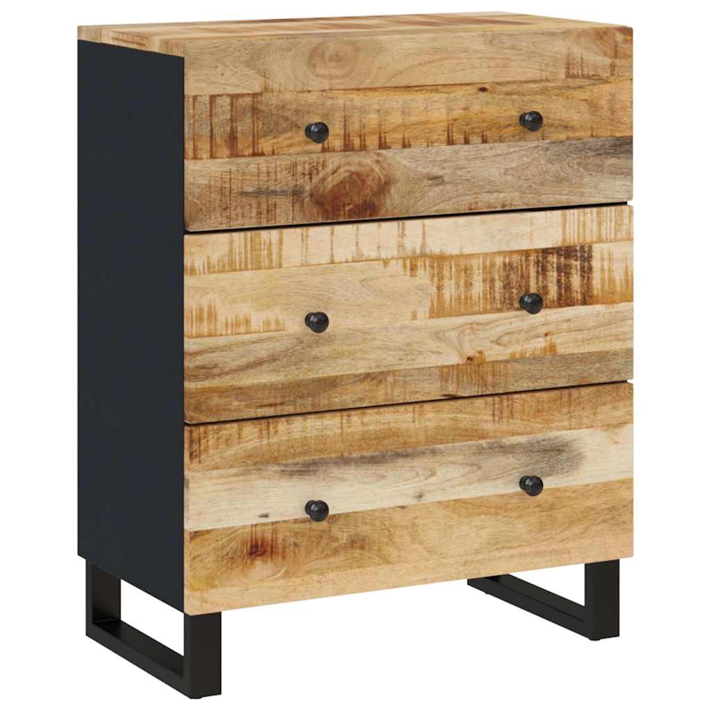 skænk 60x33x75 cm massivt mangotræ
