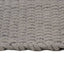 gulvtæppe 160x230 cm rektangulært bomuld grå