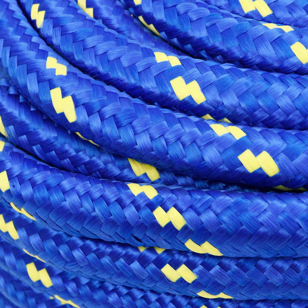 tovværk til båd 20 mm 25 m polypropylen blå