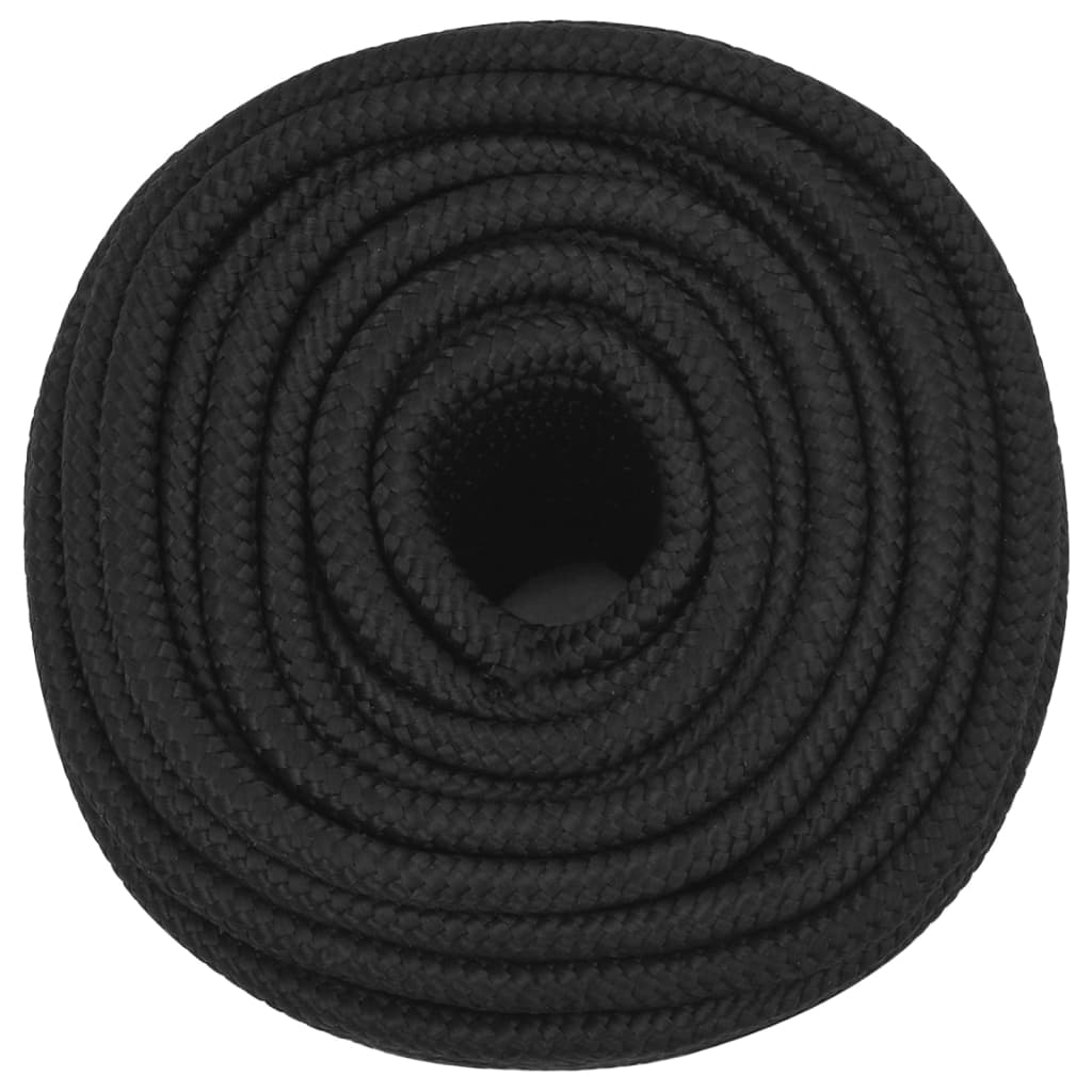 tovværk til båd 14 mm 50 m polypropylen sort