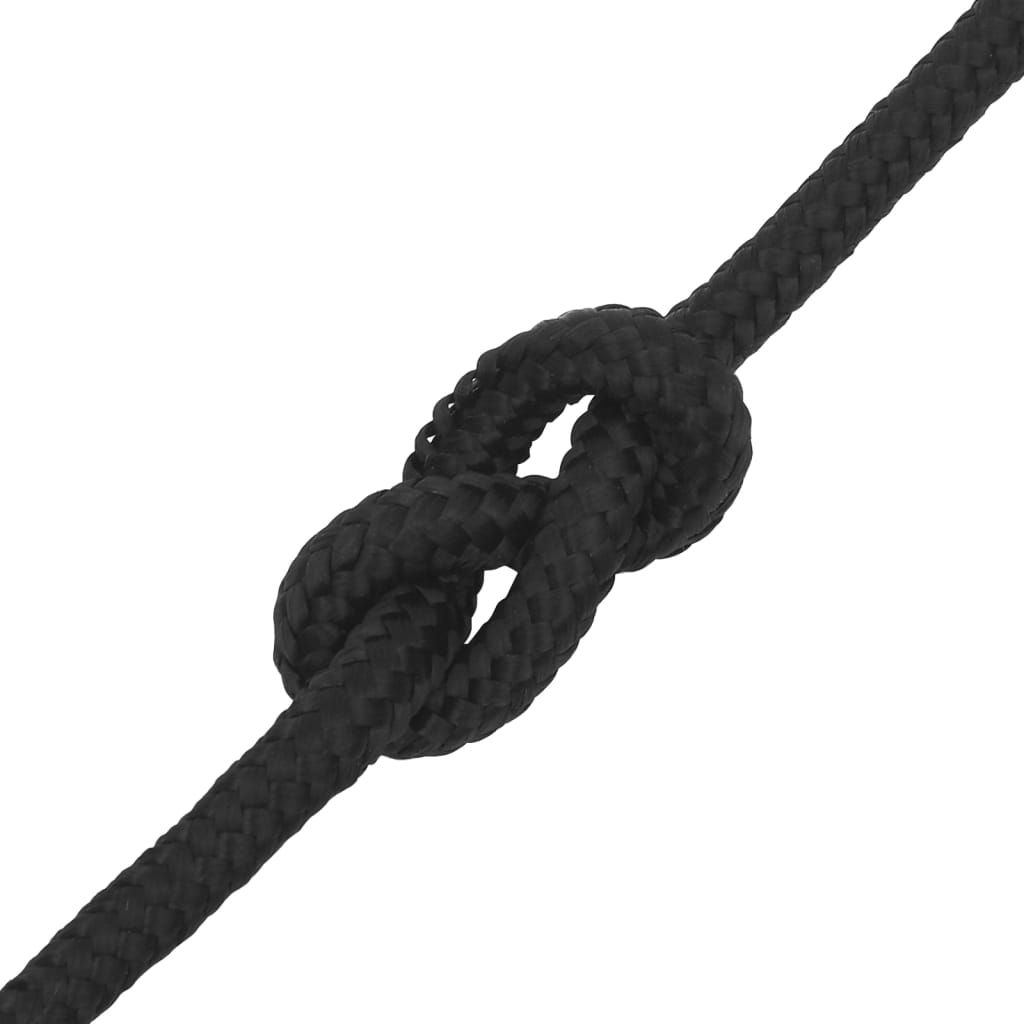 tovværk til båd 14 mm 50 m polypropylen sort
