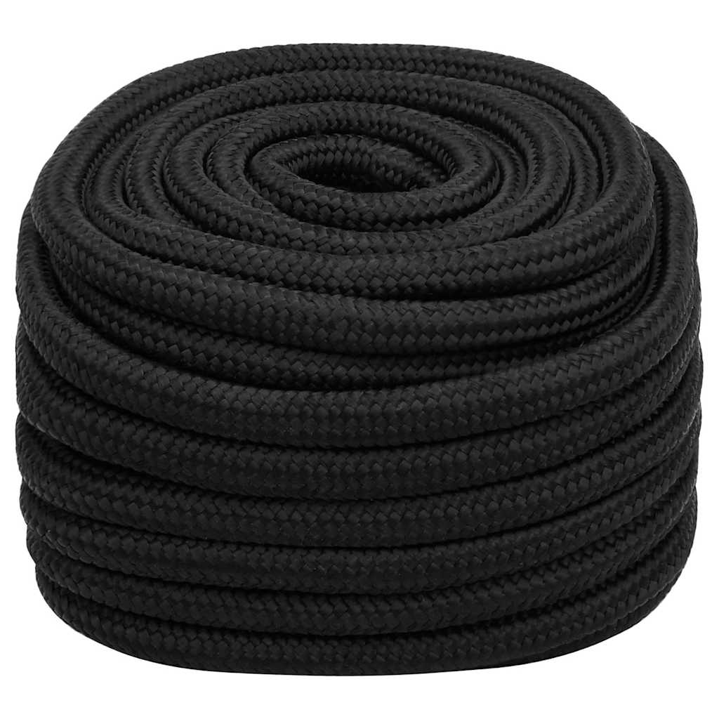 tovværk til båd 20 mm 50 m polypropylen sort