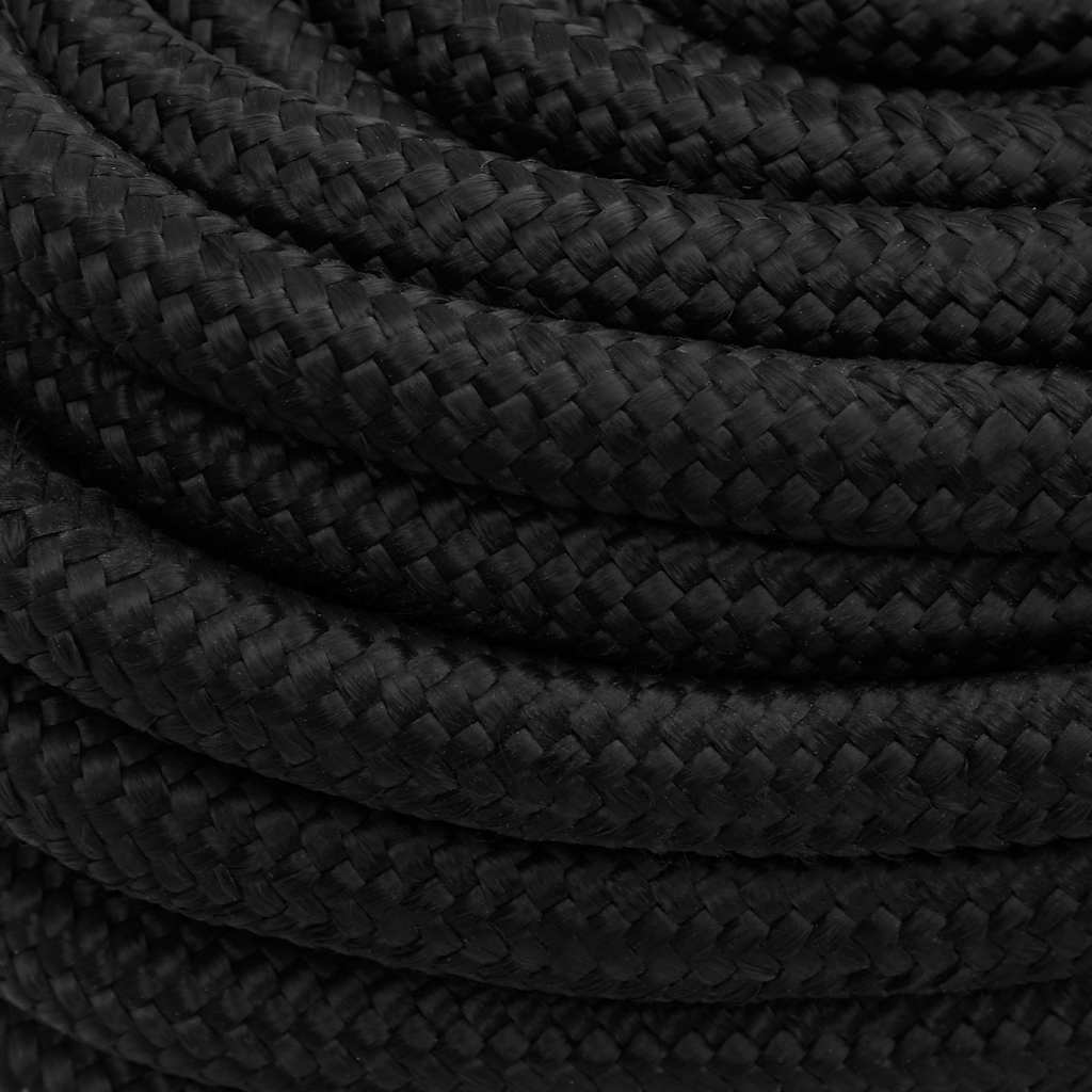 tovværk til båd 20 mm 50 m polypropylen sort