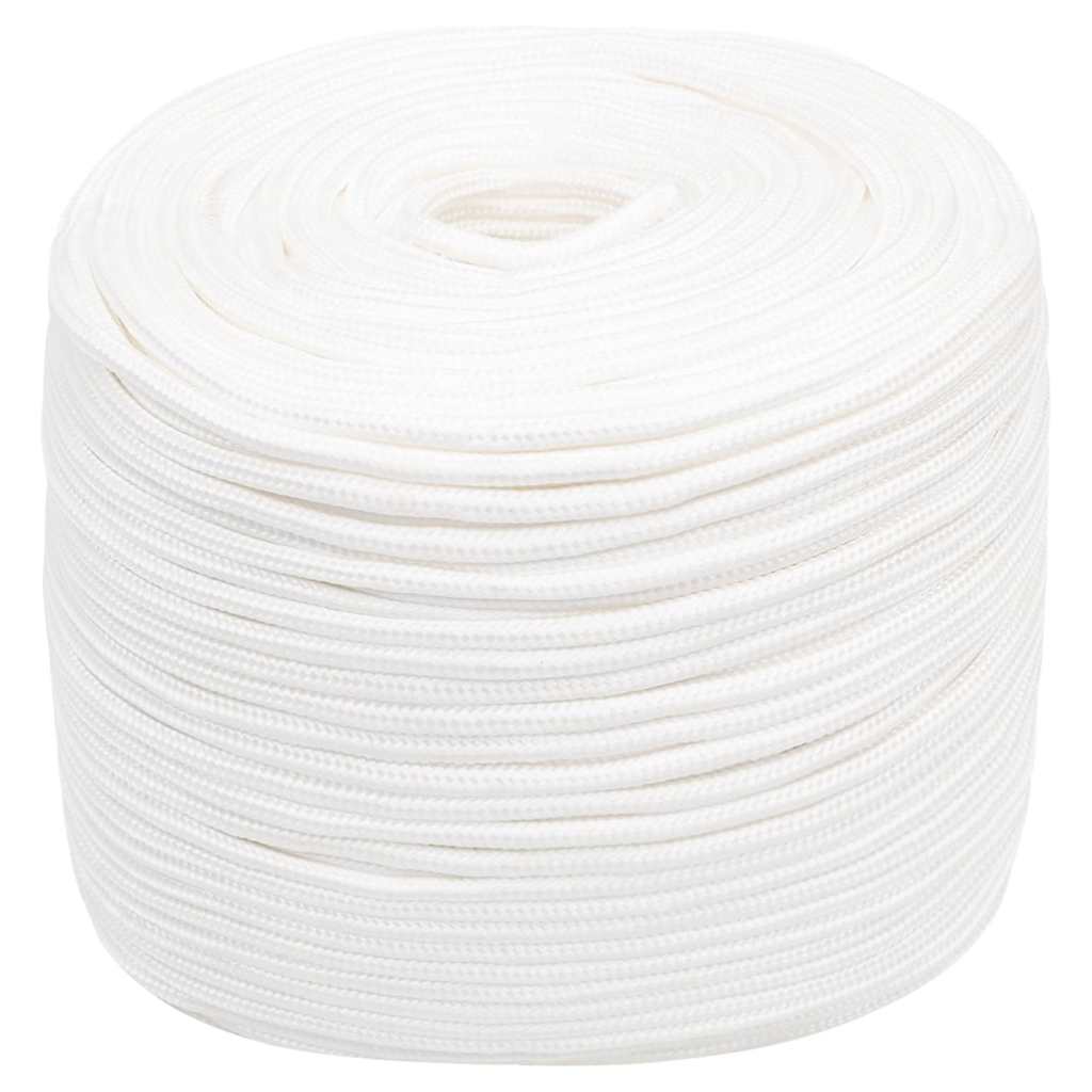 tovværk til båd 6 mm 100 m polypropylen hvid