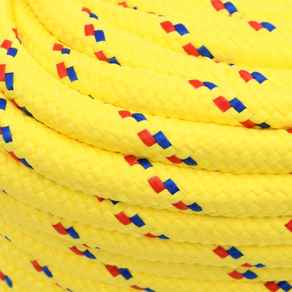 tovværk til båd 18 mm 25 m polypropylen gul
