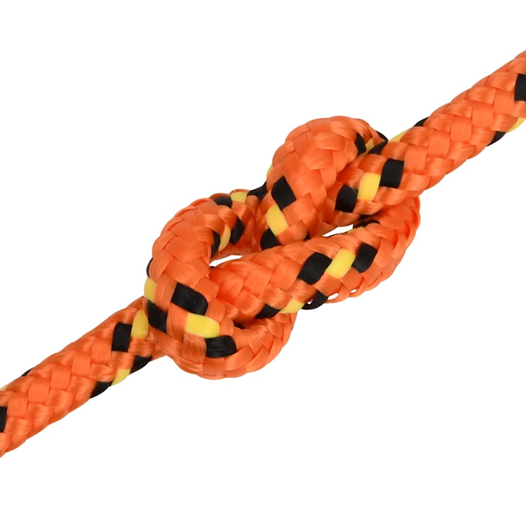 tovværk til båd 6 mm 100 m polypropylen orange