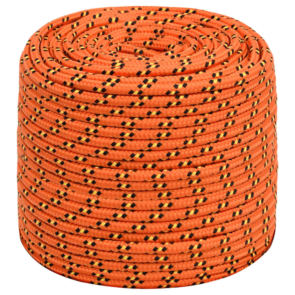 tovværk til båd 6 mm 500 m polypropylen orange