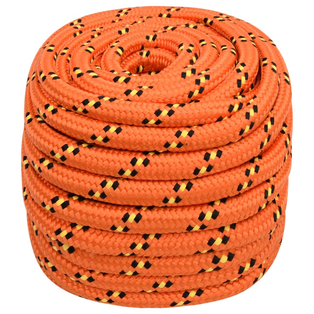 tovværk til båd 20 mm 25 m polypropylen orange