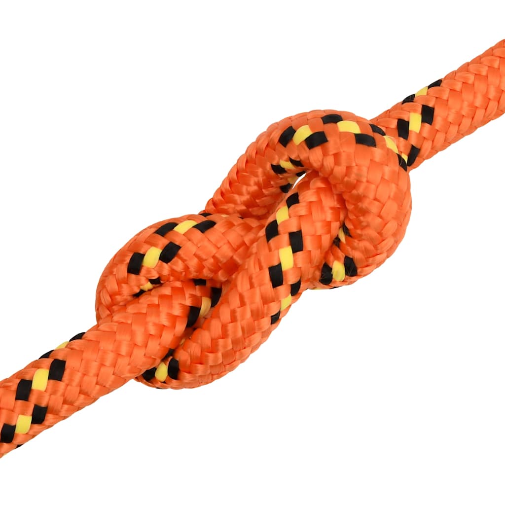 tovværk til båd 20 mm 25 m polypropylen orange