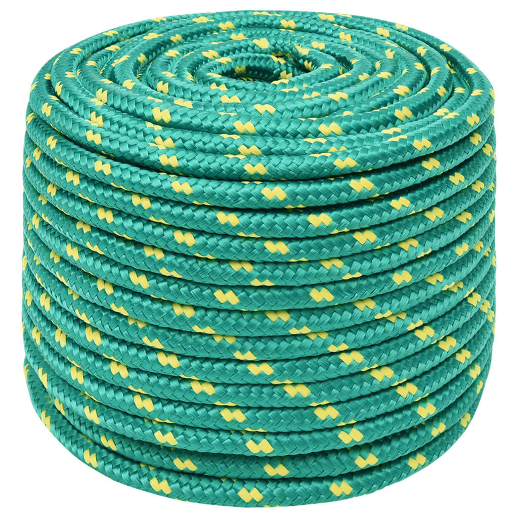 tovværk til båd 12 mm 100 m polypropylen grøn