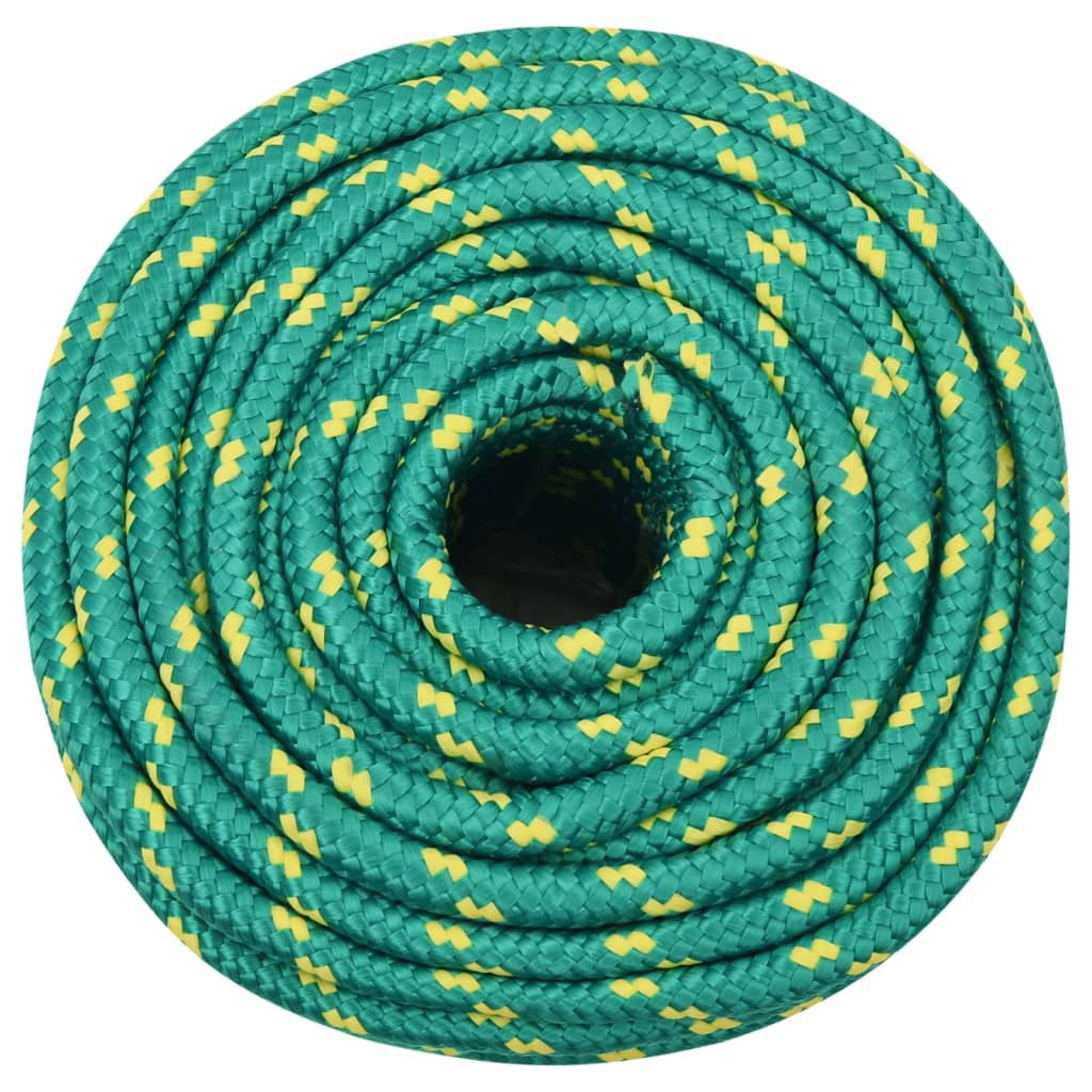 tovværk til båd 14 mm 50 m polypropylen grøn