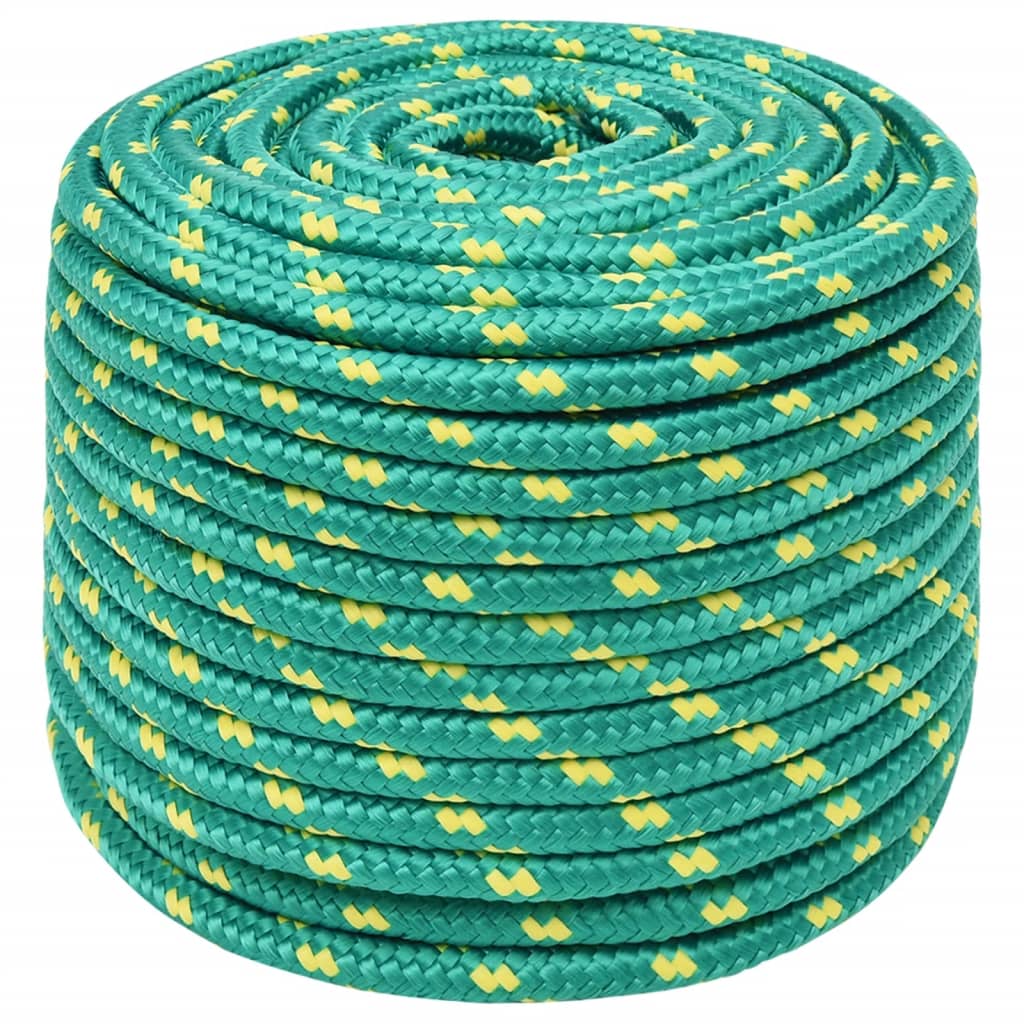 tovværk til båd 14 mm 250 m polypropylen grøn