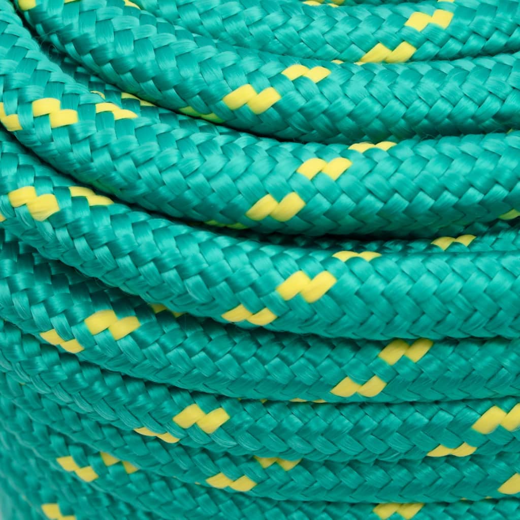 tovværk til båd 16 mm 100 m polypropylen grøn
