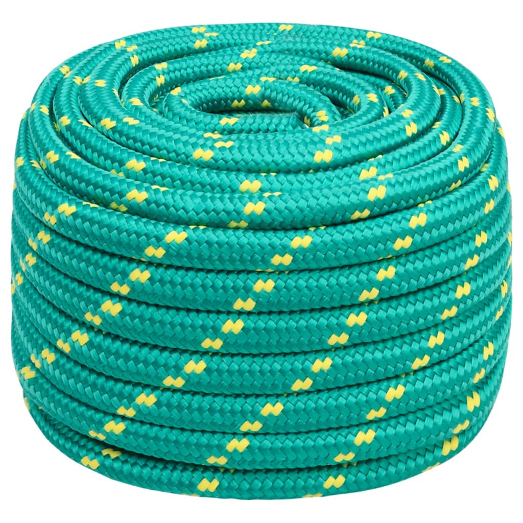 tovværk til båd 20 mm 25 m polypropylen grøn