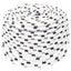flettet tovværk 8 mm x 25 m polyester hvid