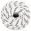 flettet tovværk 12 mm x 100 m polyester hvid