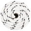flettet tovværk 18 mm x 25 m polyester hvid