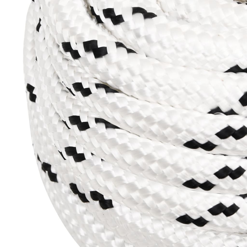 arbejdsreb 18 mm 50 m polyester hvid