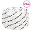 arbejdsreb 20 mm 25 m polyester hvid