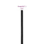 arbejdsreb 6 mm 50 m polyester sort