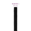 arbejdsreb 16 mm 25 m polyester sort